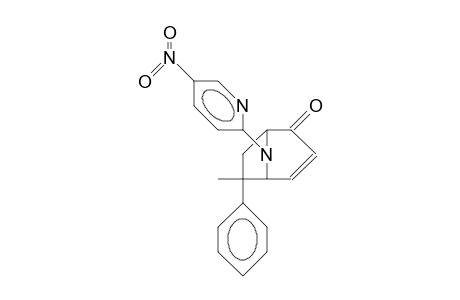 8-(5-Nitro-pyridinyl-2)-6-endo-phenyl-6-methyl-8-aza-bicyclo(3.2.1)oct-3-en-2-one