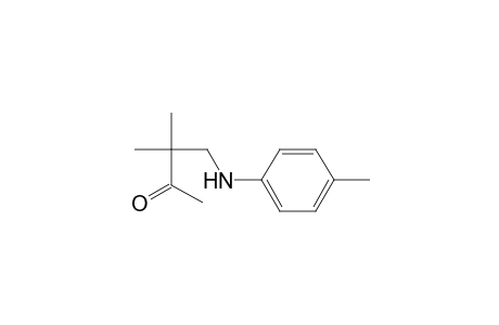 4-[(4-methylphenyl)amino]-3,3-dimethyl-2-butanone