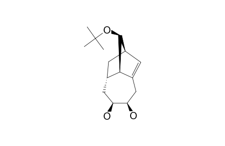EXO-(1R*,5R*,6S*,8S*,9S*,10R*)-10-TERT.-BUTOXYTRICYCLO-[6.2.1.0-(3,9)]-UNDEC-2-ENE-5,6-DIOL