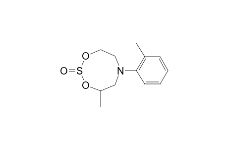 4-methyl-6-(2-methylphenyl)-1,3,2,6-dioxathiazocane 2-oxide