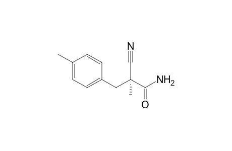 (S)-2-Cyano-2-methyl-3-(4'-methylphenyl)propanamide