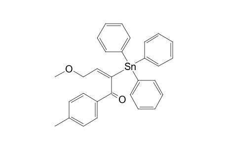 (Z)-4-methoxy-1-(4-methylphenyl)-2-triphenylstannyl-2-buten-1-one