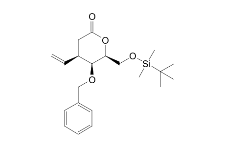 (4R,5S,6S)-5-(Benzyloxy)-6-[[(tert-butyldimethyldimethylsilyl)oxy]methyl]-4-vinyltetrahydro-2-pyranone