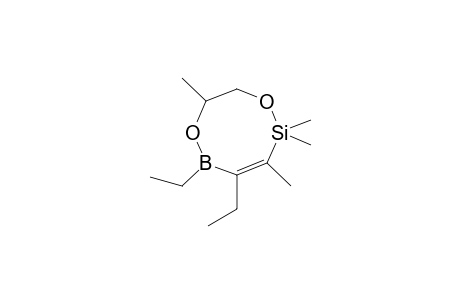 RAC-4,5-DIETHYL-2,2,3,7-TETRAMETHYL-1,6-DIOXA-2-SILA-5-BORA-3-CYCLOOCTENE