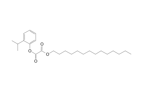 Oxalic acid, 2-isopropylphenyl tetradecylester