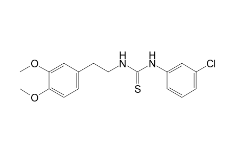 1-(m-chlorophenyl)-3-(3,4-dimethoxyphenethyl)-2-thiourea
