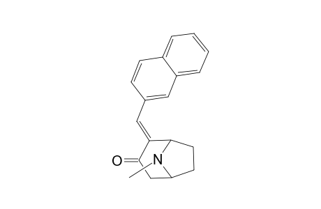 (4E)-8-methyl-4-(2-naphthalenylmethylidene)-8-azabicyclo[3.2.1]octan-3-one