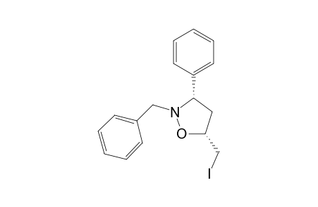 cis-2-(Phenylmethyl)-3-phenyl-5-(iodomethyl)isoxazolidine