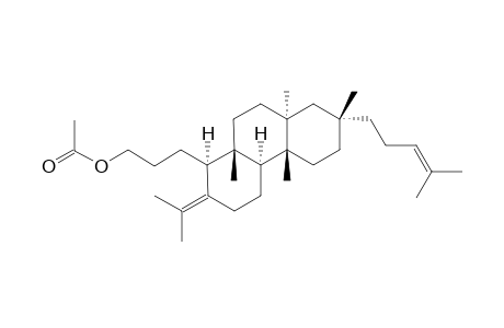 SASANQUYL-ACETATE;3,4-SECO-D:B-FRIEDOBACCHARA-4,21-DIEN-3-ACETATE