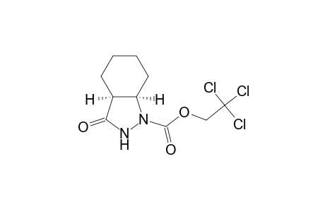 1H-Indazole-1-carboxylic acid, octahydro-3-oxo-, 2,2,2-trichloroethyl ester, cis-