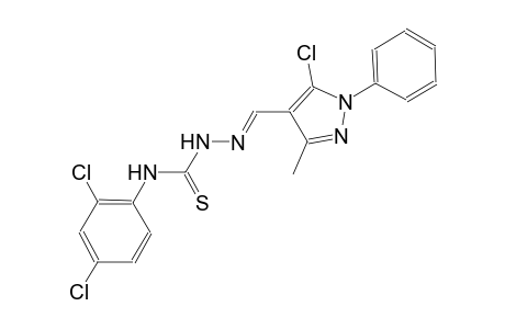 5-chloro-3-methyl-1-phenyl-1H-pyrazole-4-carbaldehyde N-(2,4-dichlorophenyl)thiosemicarbazone
