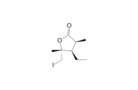 (3S,4R,5R)-4-ethyl-5-(iodanylmethyl)-3,5-dimethyl-oxolan-2-one