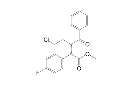 methyl 3-benzoyl-5-chloro-2-(4-fluorophenyl)pent-2-enoate