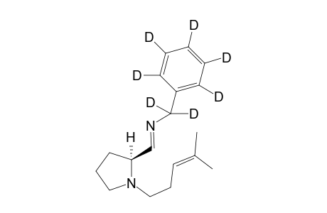 N-( 4-Methyl-3-pentenyl)-(S)-prolinal-(heptadeuterio)benzylamine