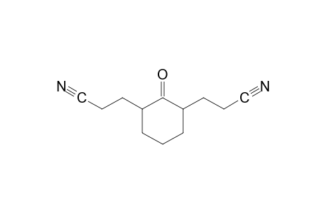 2-oxo-1,3-cyclohexanedipropionitrile