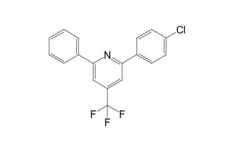 2-(4-Chlorophenyl)-6-phenyl-4-trifluoromethylpyridine