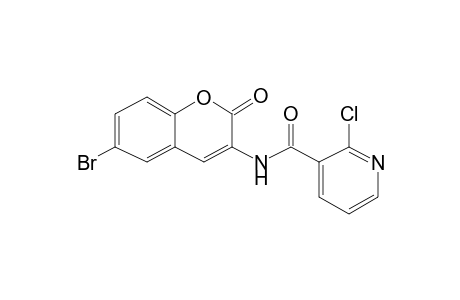 N-(6-Bromo-2-oxo-2H-chromen-3-yl)-2-chloronicotinamide