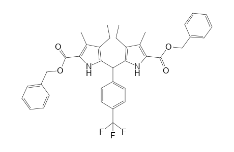 Dibenzyl 3,7-diethyl-2,8-dimethyl-5-[4-(trifluoromethyl)phenyl]dipyrromethane-1,9-dicarboxylate
