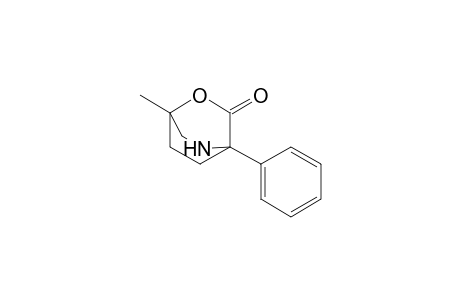 1-Methyl-4-phenyl-2-oxa-5-azabicyclo[2.2.2]octan-3-one