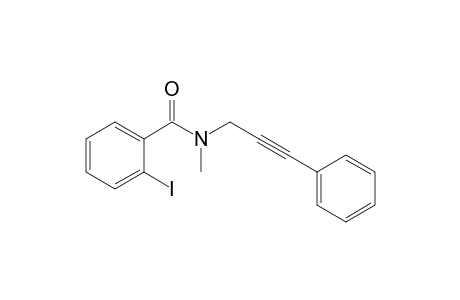 N-Methyl-N-(3'-phenylprop-2'-ynyl)-2-iodobenzamide