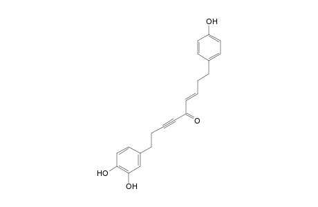 1-(4-Hydroxyphenyl)-9-(3,4-dihydroxyphenyl)-non-3-en-6-yn-5-one