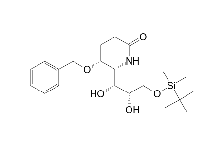 (2R,3R)-3-(Benzyloxy)-2[(1R,2S)-3-(tert-butyldimethylsiloxy)-1,2-dihydroxypropyl]piperidin-6-one