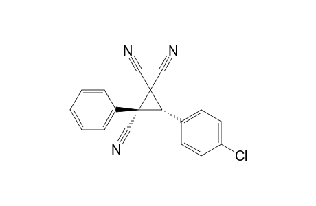 (2R,3R)-3-(4-Chlorophenyl)-2-phenylcyclopropane-1,1,2-tricarbonitrile