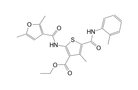ethyl 2-[(2,5-dimethyl-3-furoyl)amino]-4-methyl-5-(2-toluidinocarbonyl)-3-thiophenecarboxylate