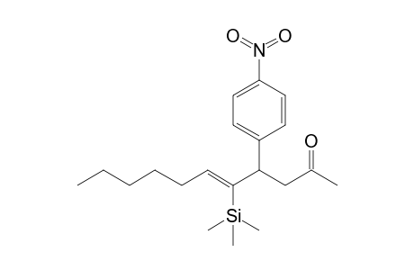 (Z)-4-(4'-Nitrophenyl)-5-trimethylsilyl-5-undecen-2-one