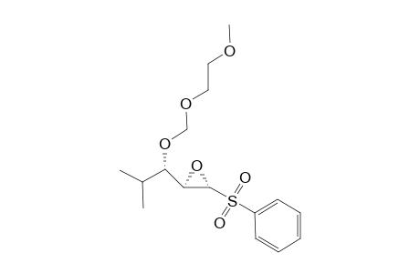 (2R,3R)-2-Benzenesulfonyl-3-[(S)-1-(2-methoxy-ethoxymethoxy)-2-methyl-propyl]-oxirane