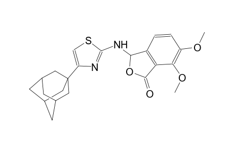 3-{[4-(1-adamantyl)-1,3-thiazol-2-yl]amino}-6,7-dimethoxy-2-benzofuran-1(3H)-one