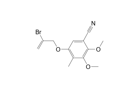5-((2-bromoallyl)oxy)-2,3-dimethoxy-4-methylbenzonitrile