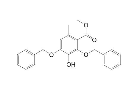 methyl 2,4-dibenzyloxy-3-hydroxy-6-methylbenzoate