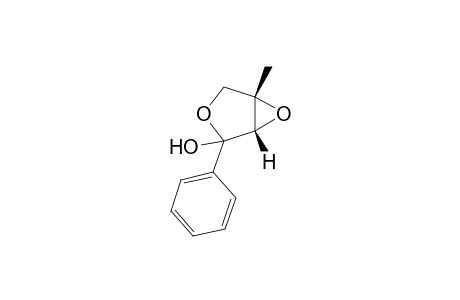 (+-)(1aS,4aS)-4a-Methyl-2-phenyltetrahydrooxireno[2,3-c]furan-2-ol