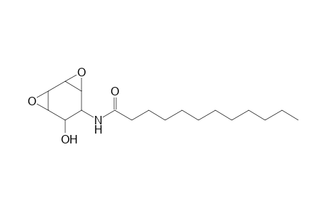 Dodecanoic acid (6-hydroxy-3,8-dioxatricyclo[5.1.0.0(2,4)]oct-5-yl)amide