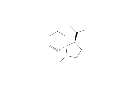 Spiro[4.5]dec-6-ene, 1-methyl-4-(1-methylethyl)-, (1.alpha.,4.alpha.,5.alpha.)-(.+-.)-