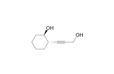 (1R*,2S*)-2-(3-Hydroxy-1-pentynyl)cyclohexan-1-ol