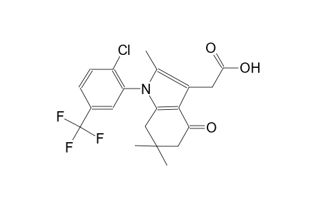 1H-indole-3-acetic acid, 1-[2-chloro-5-(trifluoromethyl)phenyl]-4,5,6,7-tetrahydro-2,6,6-trimethyl-4-oxo-