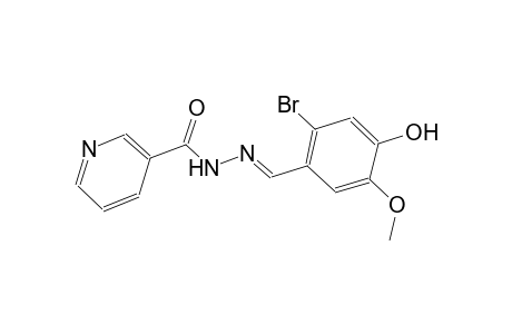 N'-[(E)-(2-bromo-4-hydroxy-5-methoxyphenyl)methylidene]nicotinohydrazide