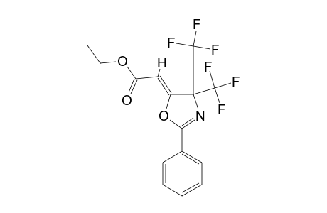 (Z)-[2-PHENYL-4,4-BIS-(TRIFLUOROMETHYL)-2-OXAZOLIN-5-YLIDENE]-ACETIC-ACID-ETHYLESTER