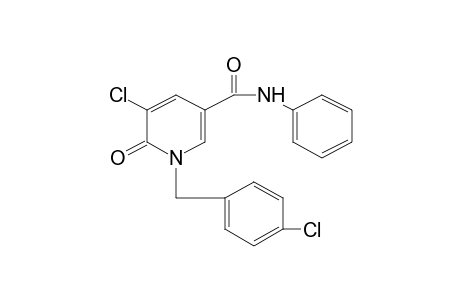5-CHLORO-1-(p-CHLOROBENZYL)-1,6-DIHYDRO-6-OXONICOTINANILIDE