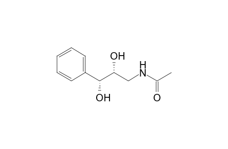 (1R*,3R*)-N-2,3-Dihydroxy-2-phenylpropyl0-acetamide