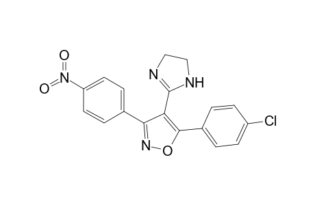 5-(4-chlorophenyl)-4-(2-imidazolin-2-yl)-3-(4-nitrophenyl)isoxazole