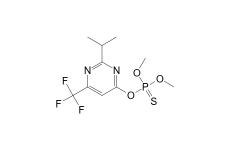 Phosphorothioic acid, O,O-dimethyl O-[2-(1-methylethyl)-6-(trifluoromethyl)-4-pyrimidinyl] ester