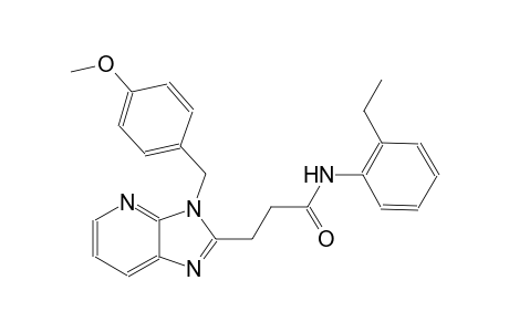 3H-imidazo[4,5-b]pyridine-2-propanamide, N-(2-ethylphenyl)-3-[(4-methoxyphenyl)methyl]-