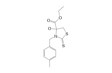 ETHYL-3-(4-METHYLBENZYL)-4-HYDROXY-2-THIOXO-1,3-THIAZOLANE-4-CARBOXYLATE