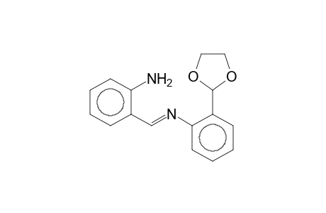 Aniline, 2-(1,3-dioxolan-2-yl)-, N-(2-aminobenzylidene)-