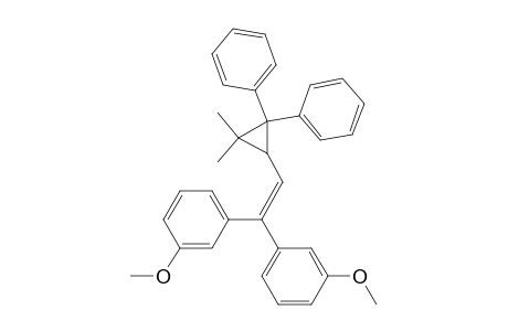 Benzene, 1,1'-[(2,2-dimethyl-3,3-diphenylcyclopropyl)ethenylidene]bis[3-methoxy-