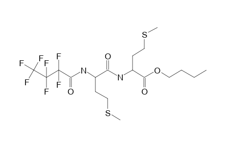 L-Methionyl-L-methionine, N-heptafluorobutyryl-, butyl ester