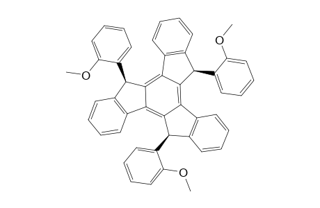 5.alpha.,10.alpha.,15.alpha.-tris(2'-Methoxyphenyl)-10,15-dihydro-5H-diindeno[1,2-a : 1',2'-c]fluorene